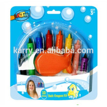 Kid's Bath Crayon With Fish Sponge Kit custom colors personalized crayola crayons